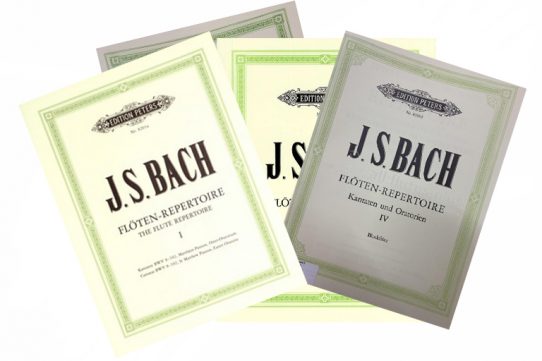 JS Bach Flute Repertoire Cantatas and Oratorios-Peters Editions