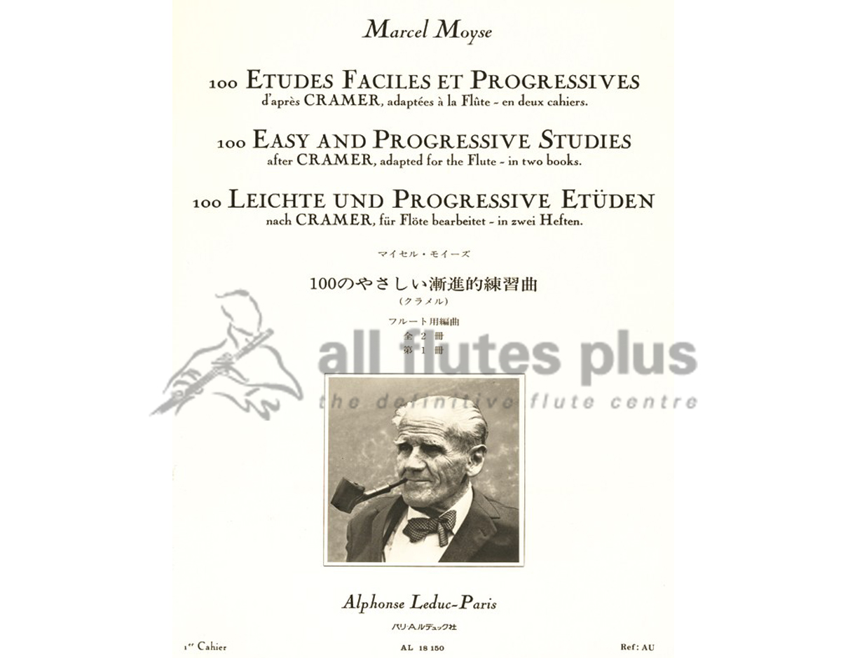 Moyse 100 Easy and Progressive Studies after Cramer for Flute