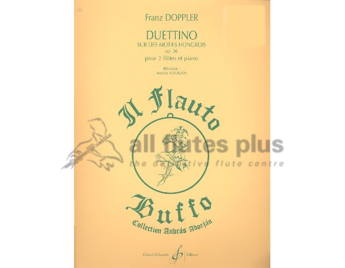 Doppler Duettino Opus 36 for Two Flutes and Piano