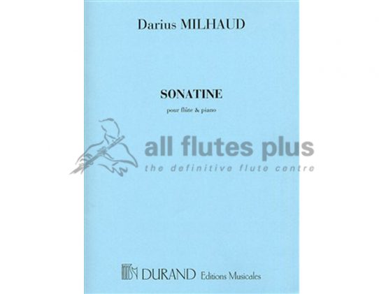 Milhaud Sonatine-Flute and Piano-Durand