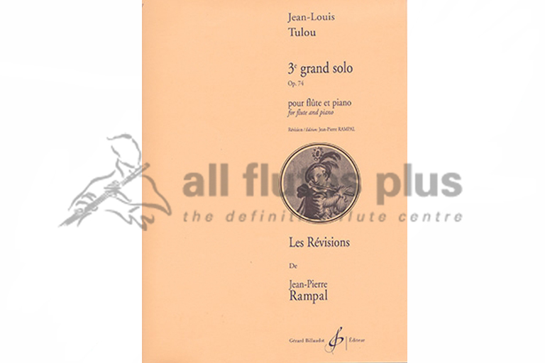 Tulou Grand Solo No 3 Op 74-Flute and Piano