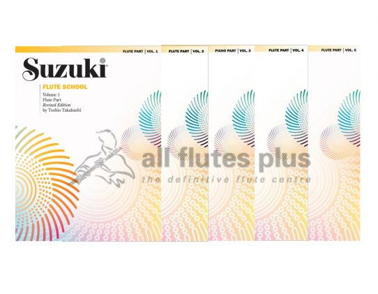 Suzuki Flute School Volume 1-5-Revised Edition