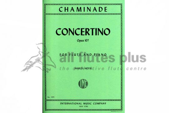 Chaminade Concertino Opus 107-Flute and Piano-IMC