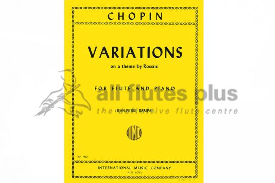 Chopin Variations on a Theme by Rossini-Flute and Piano-IMC