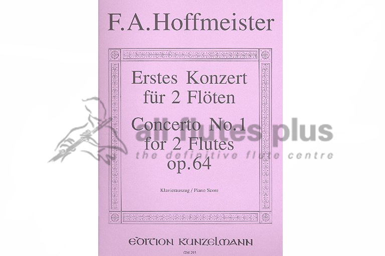 Hoffmeister Concerto No 1 Op 64 for Two Flutes and Piano