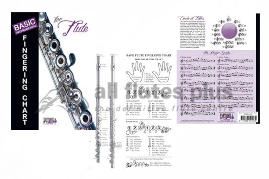 Basic Instrumental Fingering Chart for Flute-Santorella Publications