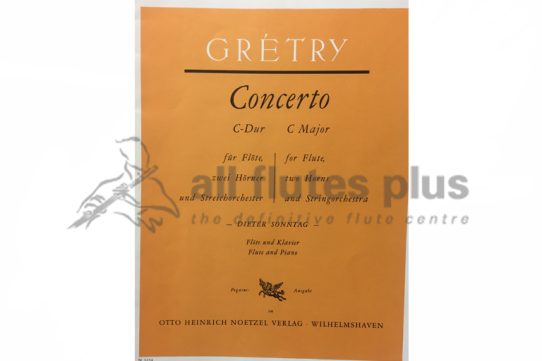 Gretry Concerto in C Major for Flute and Piano