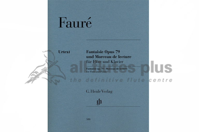 Faure Fantaisie Opus 79 And Morceau De Lecture Flute And Piano Henle Verlag