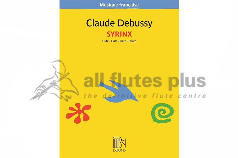 Debussy Syrinx for Solo Flute-Durand