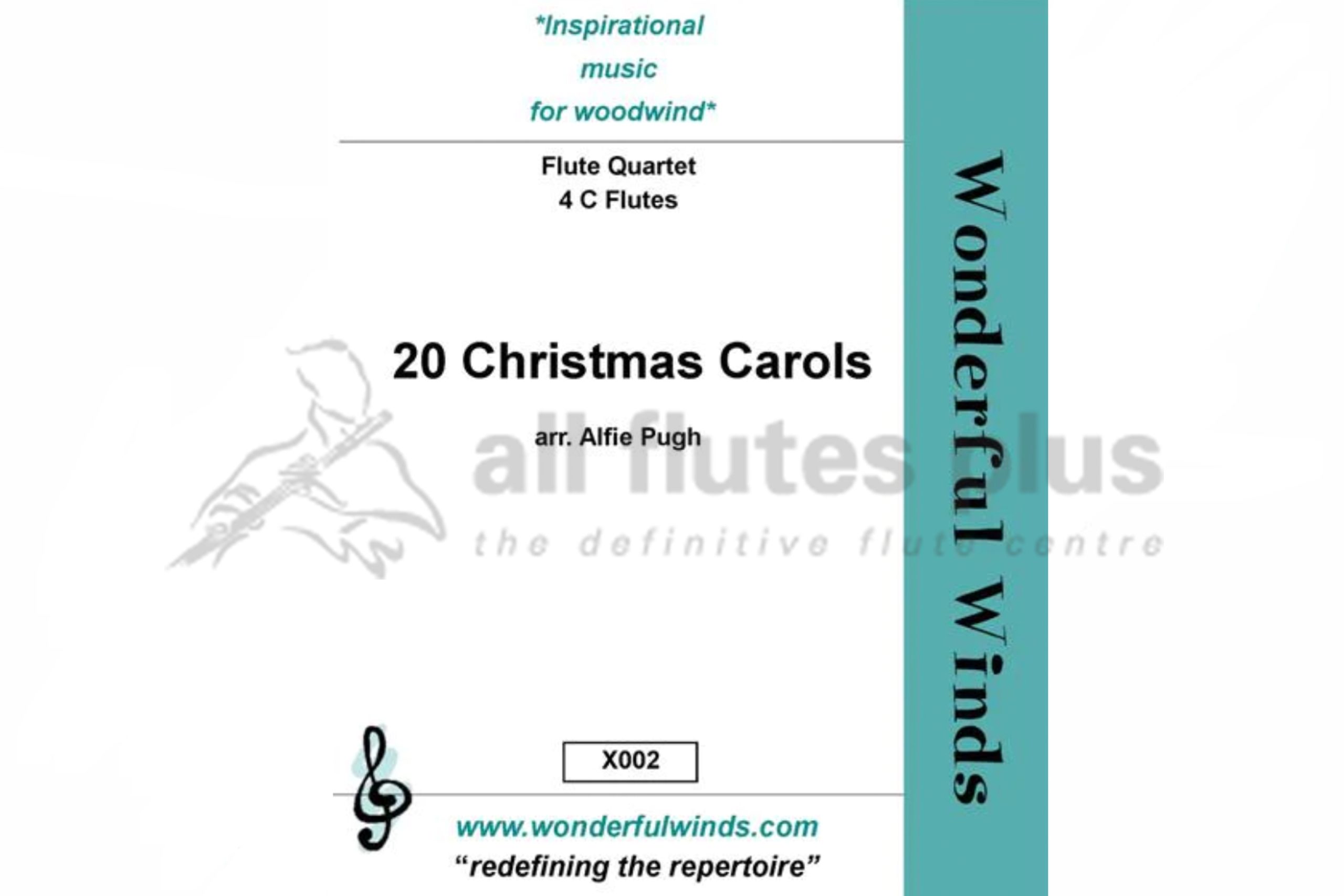 20 Christmas Carols for Flute Quartet