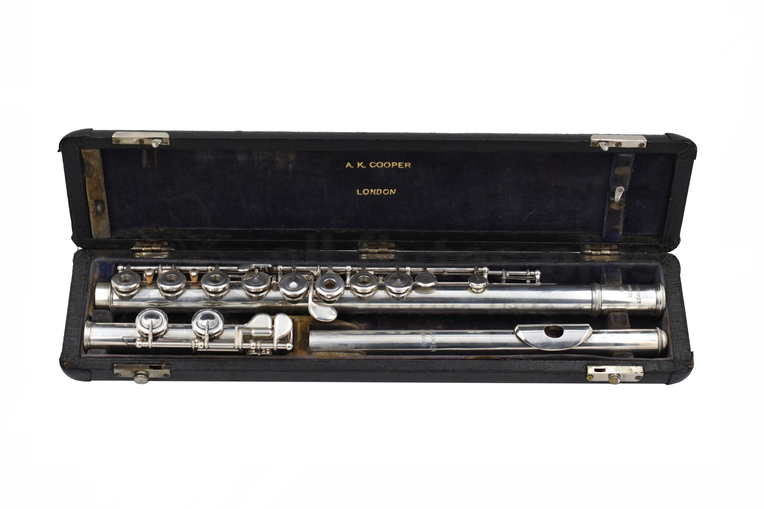 Albert Cooper Handmade Silver Flute No 101-C9035