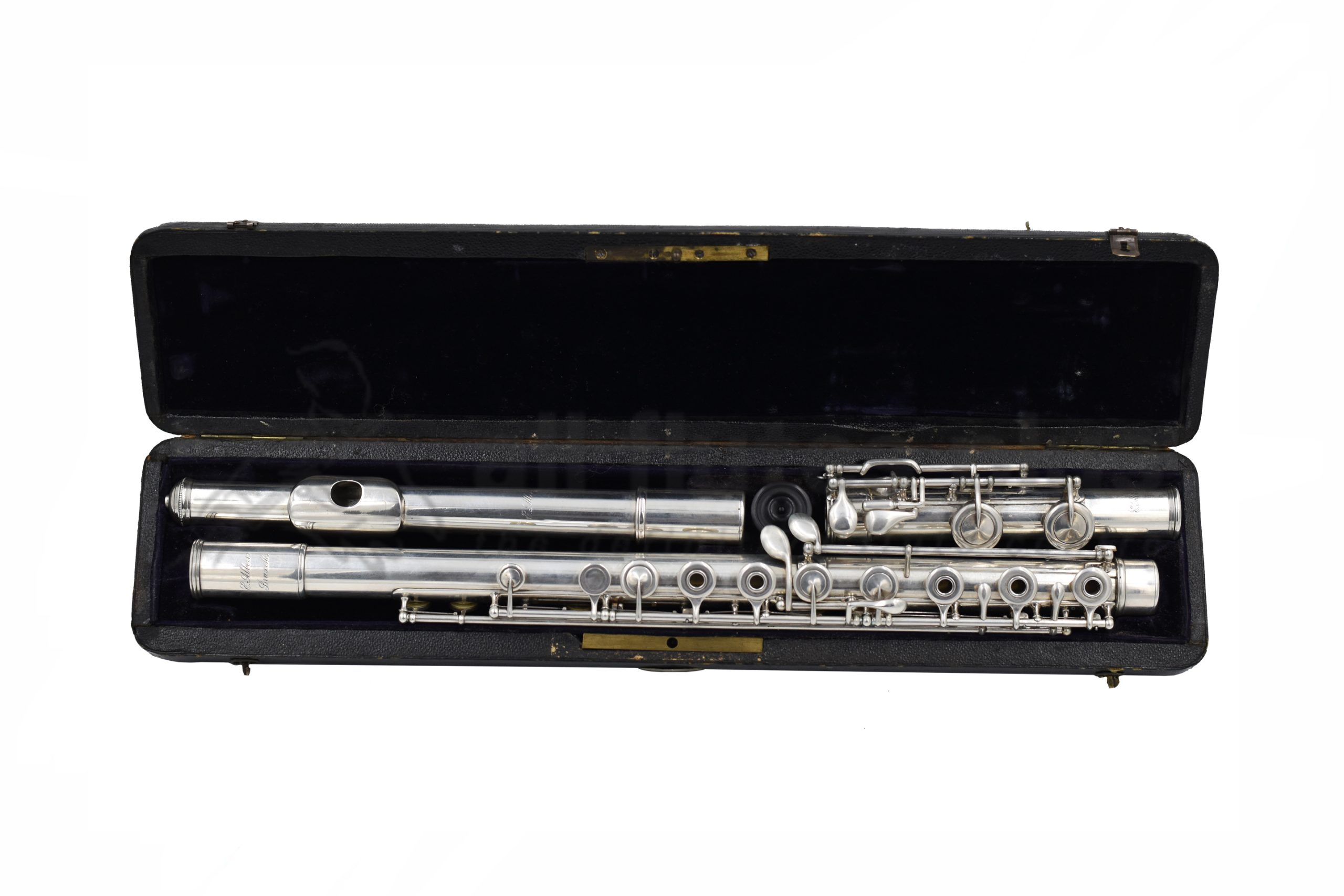 Eugene Albert All Silver Miniature Keyed Flute-C9031  