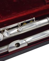 Louis Lot Handmade Silver Flute with 2 Head Joints-C9033-1