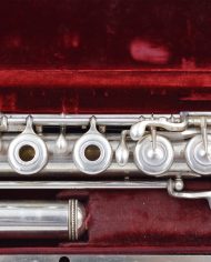 Louis Lot Handmade Silver Flute with 2 Head Joints-C9033-3