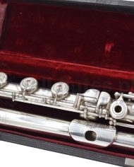 Louis Lot Handmade Silver Flute with 2 Head Joints-C9033-4