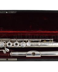 Louis Lot Handmade Silver Flute with 2 Head Joints-C9033-5