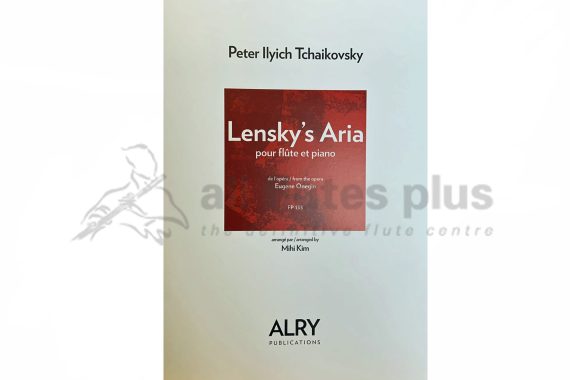 Tchaikovsky Lensky's Aria for Flute and Piano