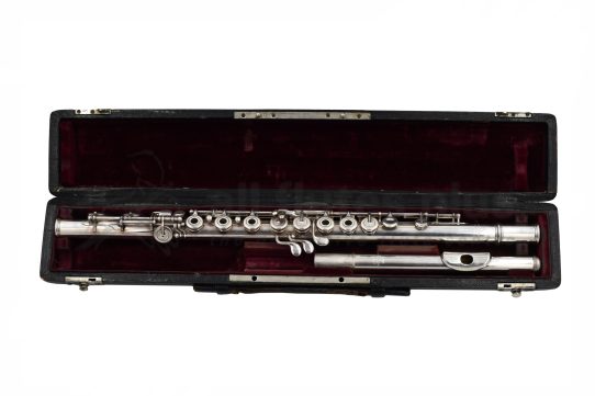 V.Q. Powell Handmade Silver 1 Piece Body Flute #14-C9036 