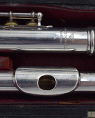 V.Q. Powell Handmade Silver 1 Piece Body Flute #14-C9036-4