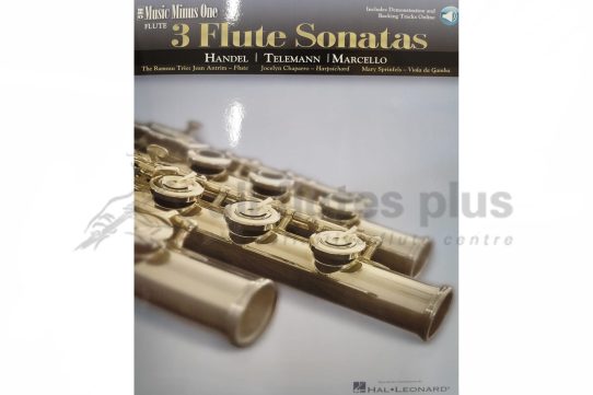 3 Flute Sonatas-Handel, Telemann, Marcello-Music Minus One