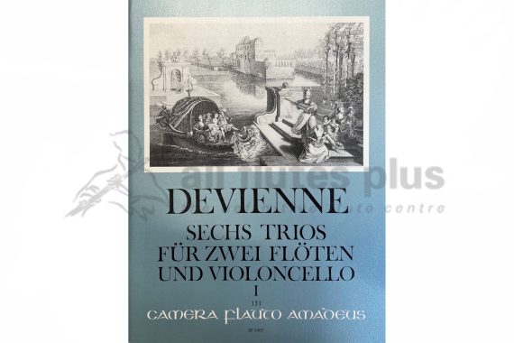 Devienne Six trios for 2 Flute & Cello Op 19 Volume 1