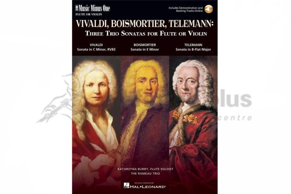 Vivaldi, Boismortier, Telemann Three Sonatas for Flute or Violin