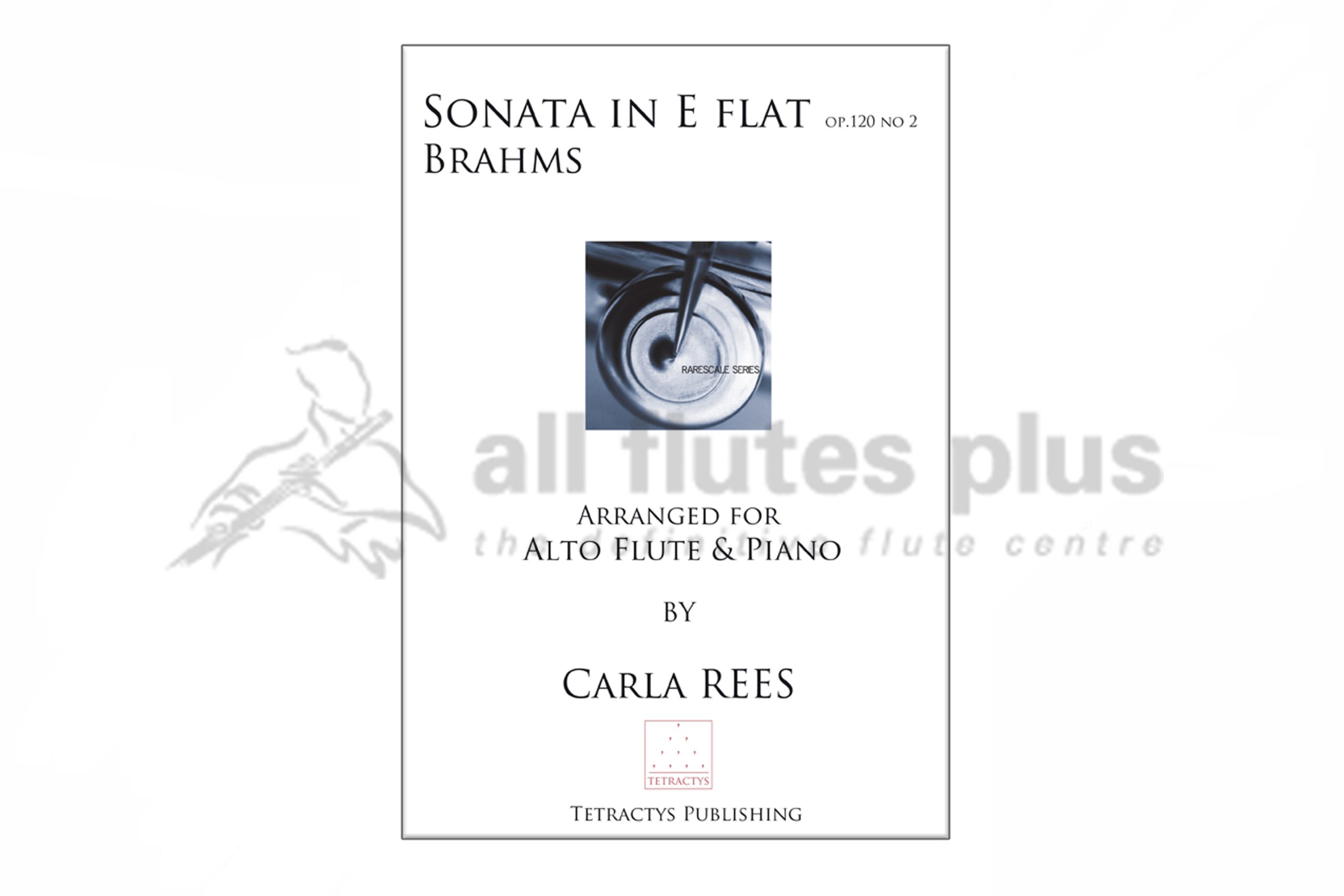 Brahms Sonata No 2 Op 120 Arranged for Alto Flute and Piano