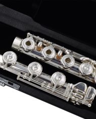 Nagahara Silver Flute with 14K Riser-C