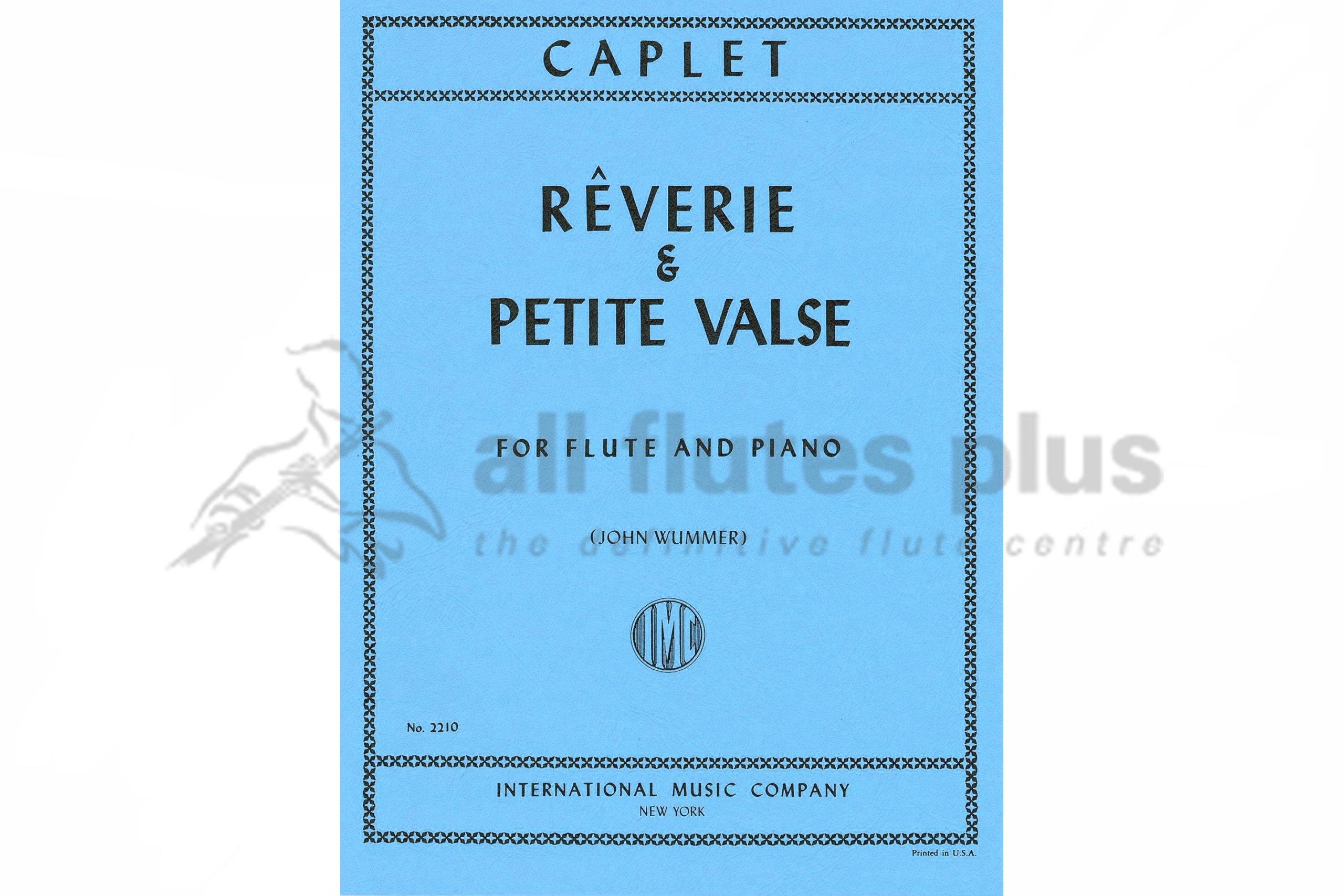 Caplet Reverie and Petite Valse for Flute and Piano-IMC