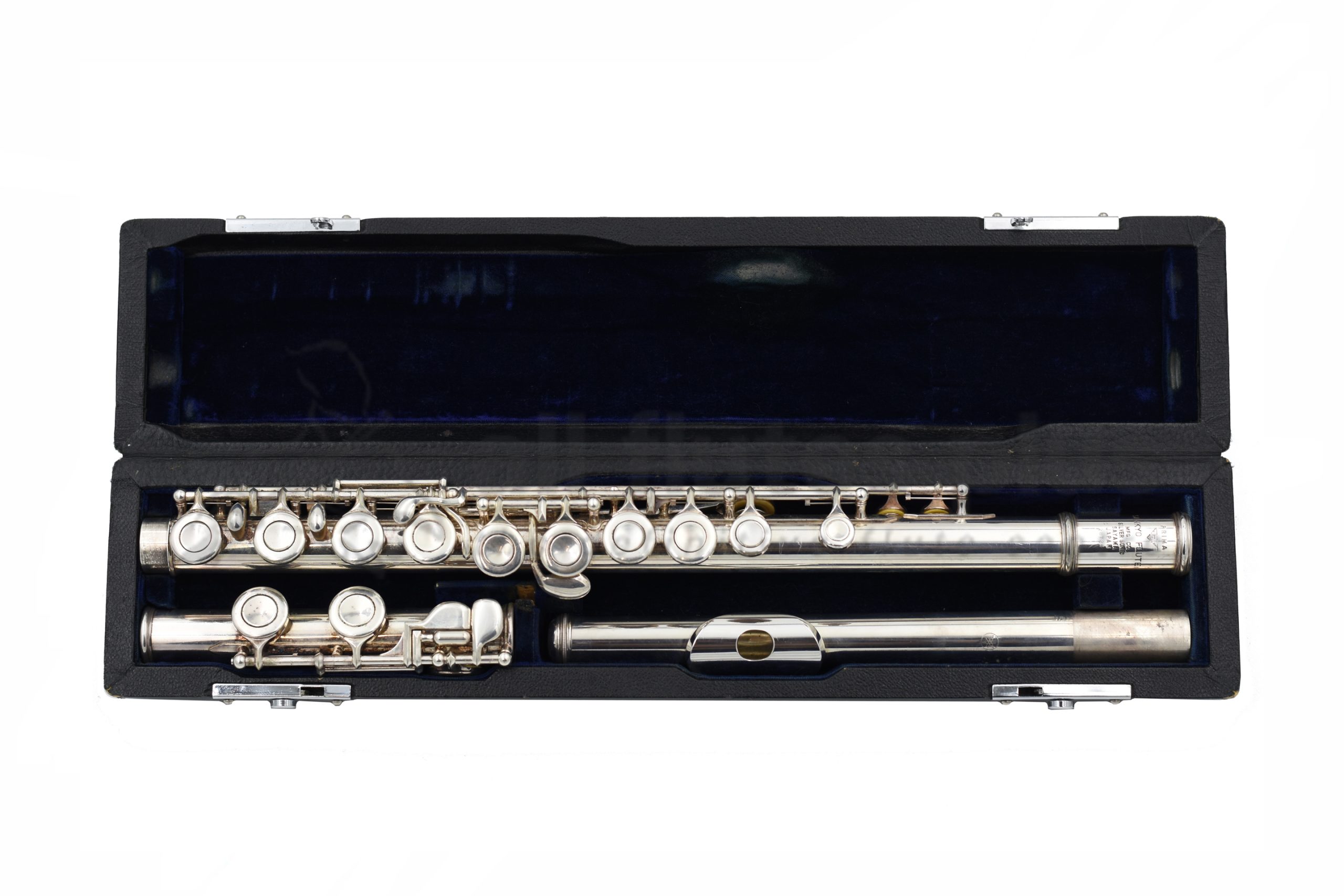 Sankyo Silver Sonic Pre-Owned Flute with Silver Yamaha Headjoint-c7737