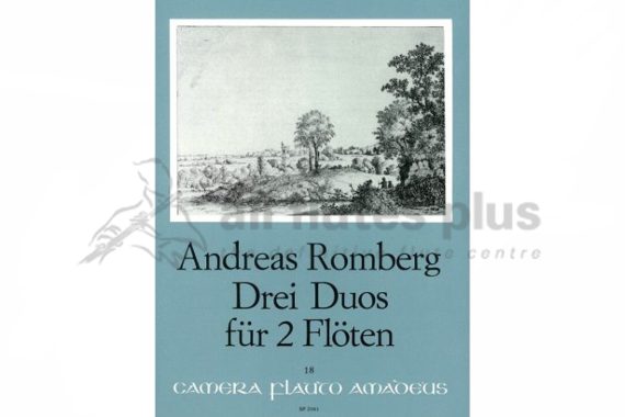 Romberg 3 Duos Op 62 for Two Flutes