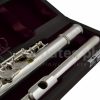Muramatsu DS Model Flute with C Foot and Open Holes Close Up