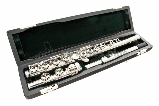 Pearl 525 Flute (Excellent enhanced silver plated flute)